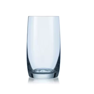 Jogo com 6 Copos de Cristal Bohemia para Agua Longo - 380ml - Ideal