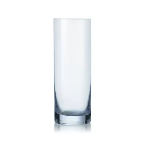 Jogo com 6 Copos de Cristal Bohemia para Água Longo - 300ml