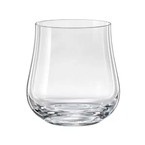 Jogo com 6 Copos de Cristal Bohemia para Whisky - 350ml - Tulipa