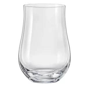 Jogo com 6 Copos de Cristal Bohemia para Agua - 450ml - Tulipa
