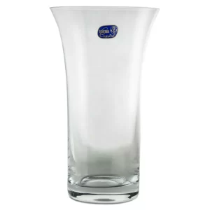 Vaso Decorativo de Cristal Bohemia Abaulado